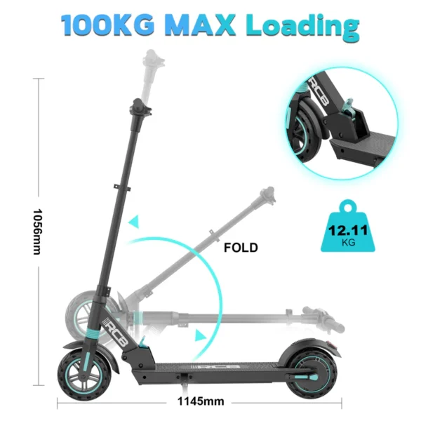 RCB R13 Electric Scooter for Adult - Image 4
