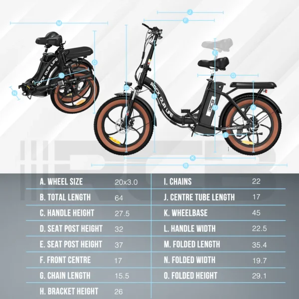 RK6S Folding E-bike - Image 4