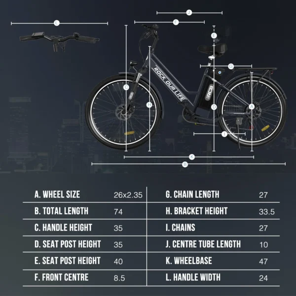RK8S E-bike With bag With RCB logo on it - Image 3
