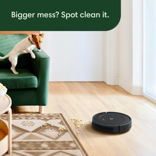 iRobot Roomba Vac Robot Vacuum (Q0120) - Easy to use, Power-Lifting Suction, Multi-Surface Cleaning, Smart Navigation Cleans in Neat Rows, Self-Charging, Alexa - Image 3