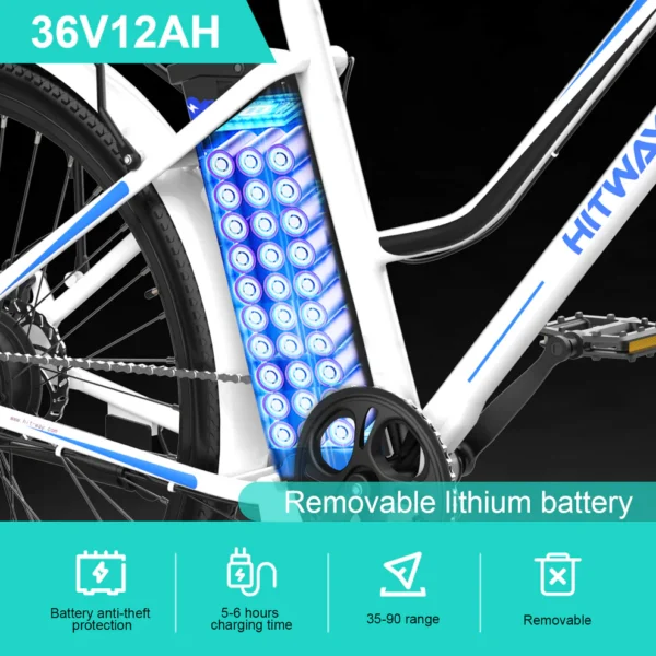 BK8 E-bike  With HITWAY logo on it - Image 4