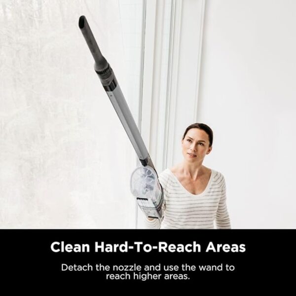 Shark Pet Cordless Stick Vacuum with XL Dust Cup, LED Headlights, Removable Handheld Vac, Crevice Tool, Portable Vacuum for Household Pet Hair, Carpet and Hard Floors, 40min Runtime, Grey, IX141 - Image 3