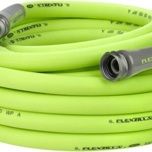 Flexzilla Garden Hose 5/8 in. x 50 ft, Heavy Duty, Lightweight, Drinking Water Safe, ZillaGreen - HFZG550YW-E