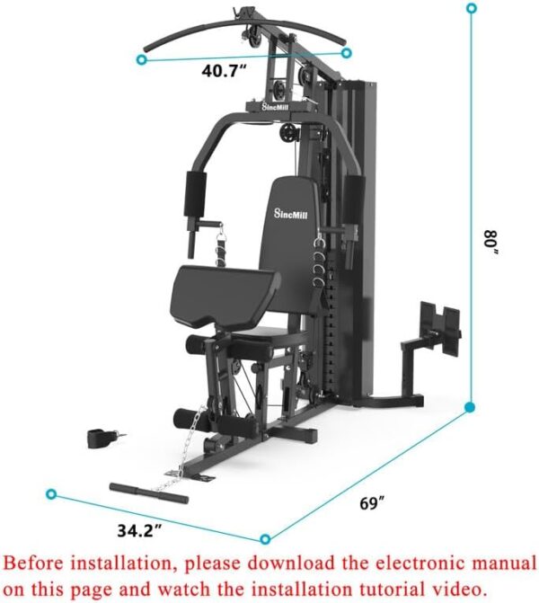 Home Gym Multifunctional Full Body Home Gym Equipment for Home Workout Equipment Exercise Equipment Fitness Equipment - Image 2
