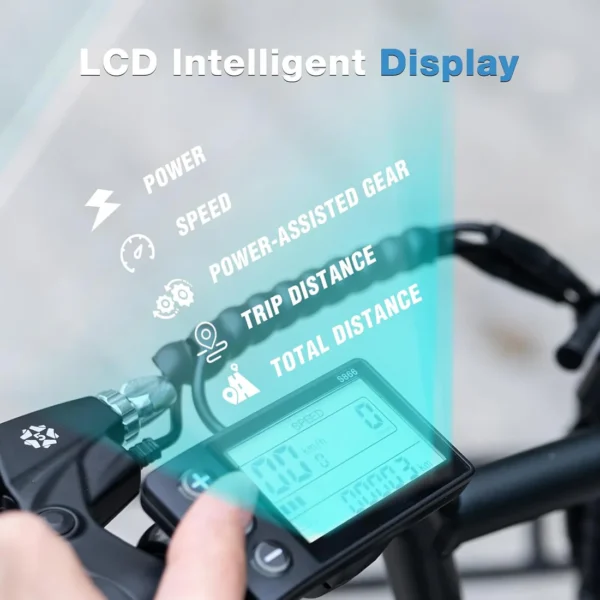 ELEKGo EGO03 Lasten-E-Trike 500W 48V 18Ah, LCD-Display, 20x3.0 Reifen - Image 5
