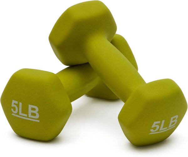 Amazon Basics Neoprene Dumbbell Hand Weights - Image 2