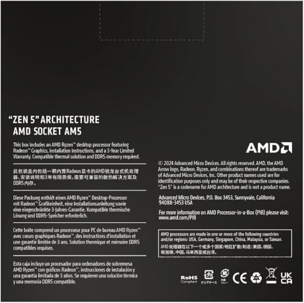 AMD Ryzen™ 9 9950X 16-Core, 32-Thread Unlocked Desktop Processor - Image 3