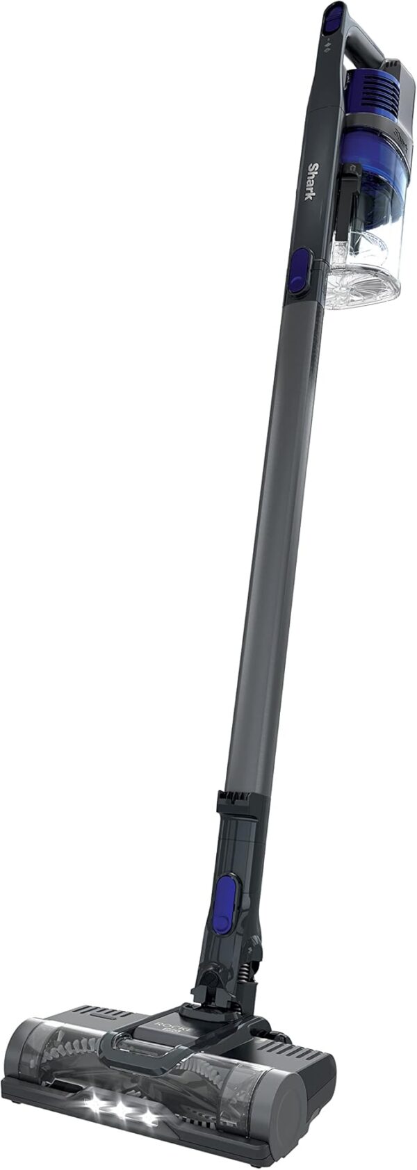 Shark Pet Cordless Stick Vacuum with XL Dust Cup, LED Headlights, Removable Handheld Vac, Crevice Tool, Portable Vacuum for Household Pet Hair, Carpet and Hard Floors, 40min Runtime, Grey, IX141