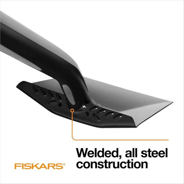 Fiskars 46" Spade Garden Shovel - Steel Flat Shovel with Ergonomic D-Handle - Sharp Blade Square Shovel for Lawn Edging, Digging, Pruning - Heavy Duty Yard Tool - Easy Cuts in Grass and Turf - Image 2