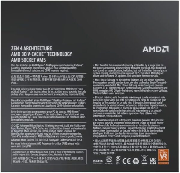 AMD Ryzen™ 9 7950X3D 16-Core, 32-Thread Desktop Processor - Image 2
