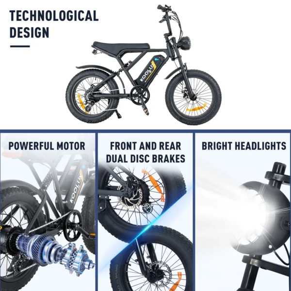 KOOLUX BK29 Electric Off Road Bike - Image 4
