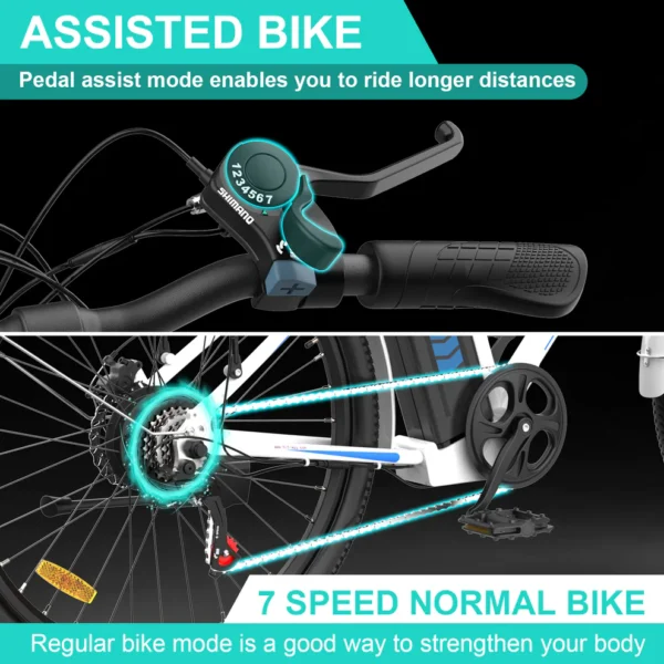 BK8 E-bike  With HITWAY logo on it - Image 6