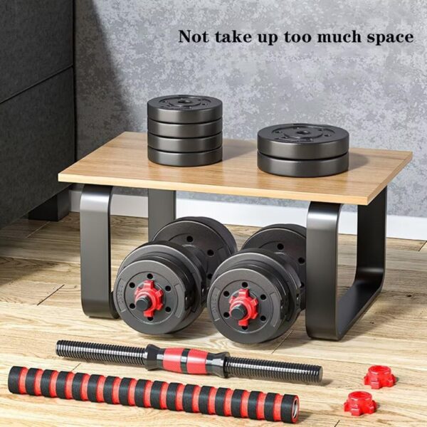 Adjustable-Dumbbells-Sets,Free Weights-Dumbbells Set of 2 Convertible To Barbell A Pair of Lightweight for Home Gym,Women and Men Equipment - Image 2