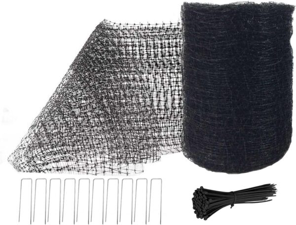Deer Fence Netting, 7 x 100 Feet Anti Bird Deer Protection Net Reusable Protective Garden Netting for Plants Fruit Trees Vegetables Against Birds and Other Animals