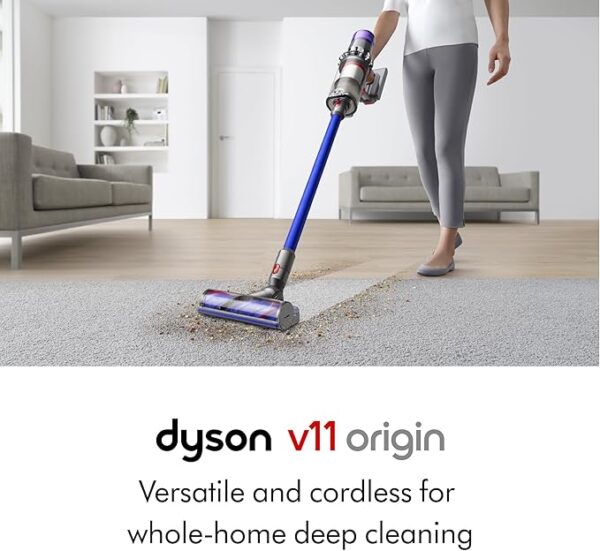 Dyson V11 Origin Cordless Vacuum Cleaner, Nickel/Blue - Image 5