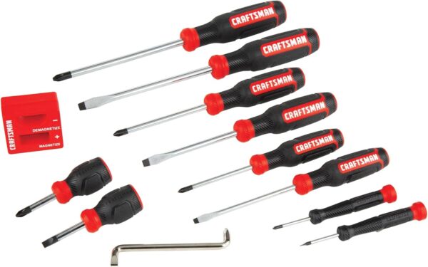 CRAFTSMAN Screwdriver Set, Bi-material, 12 Piece (CMHT65071N) - Image 4