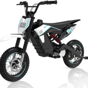 EVERCROSS EV65M Electric Bike White+Blue