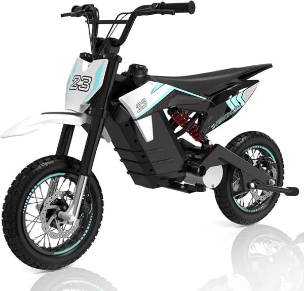 EVERCROSS EV65M Electric Bike White+Blue