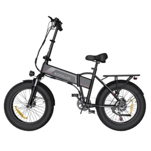 KL-BK10S Folding E-bike With KOOLUX logo on it