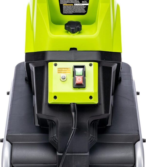 Earthwise GS70015 15-Amp Garden Corded Electric Chipper, Collection Bin - Image 3