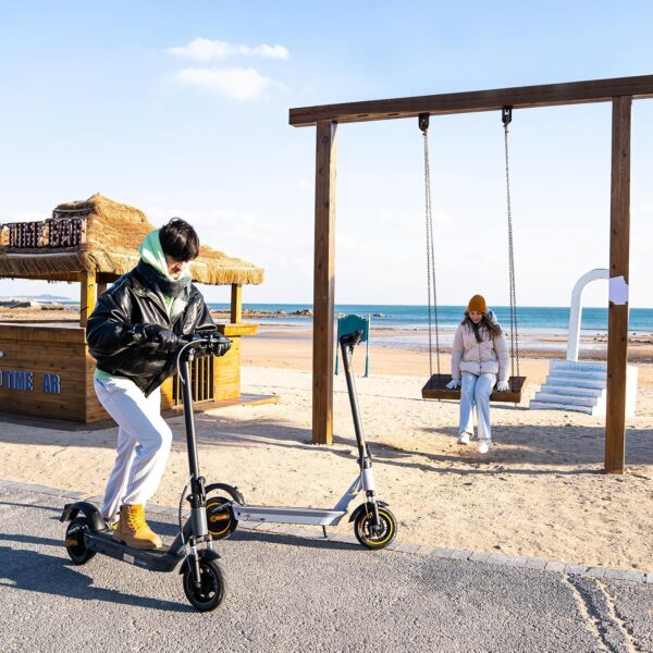 EVERCROSS EV10K MAX E-Scooter with Road Approval (ABE), 55 km/65 km Range, Off-Road Electric Scooter for Adults, Foldable, with App, 400 W Motor, Dual Shock Absorbers - Image 3