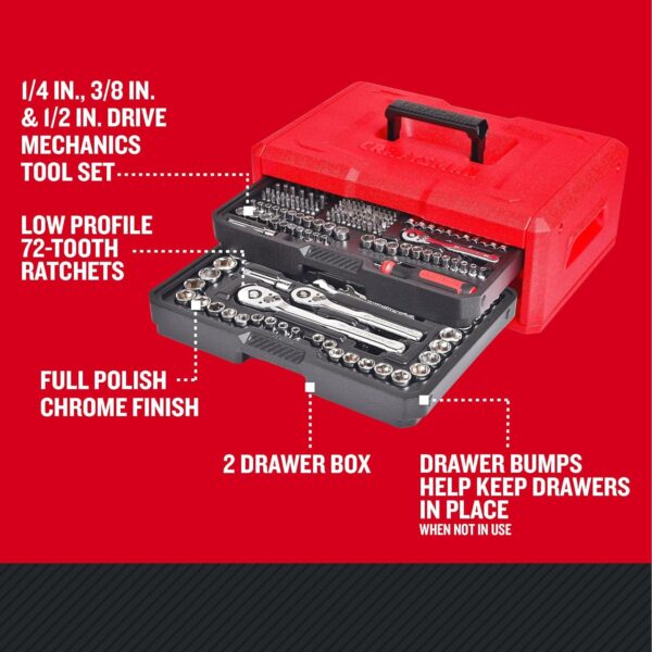 CRAFTSMAN 256 Piece Mechanics Tool Set (CMMT45256) - Image 4
