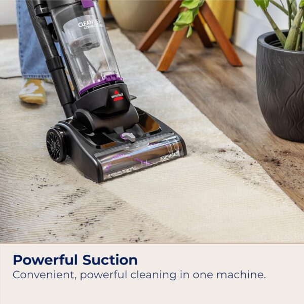 BISSELL CleanView Compact Turbo Upright Vacuum with Quick Release Wand, Full Size Power, Compact Size for Apartments & Dorms, 3437F - Image 5