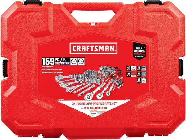 CRAFTSMAN 159 Piece Mechanics Tool Set (CMMT12125) - Image 2