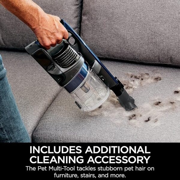 Shark Pet Cordless Stick Vacuum with XL Dust Cup, LED Headlights, Removable Handheld Vac, Crevice Tool, Portable Vacuum for Household Pet Hair, Carpet and Hard Floors, 40min Runtime, Grey, IX141 - Image 2