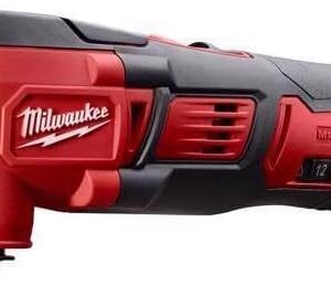 Milwaukee 2626-20 M18 18V Lithium Ion Cordless 18,000 OPM Orbiting Multi Tool with Woodcutting Blades and Sanding Pad with Sheets Included (Battery Not Included, Power Tool Only)