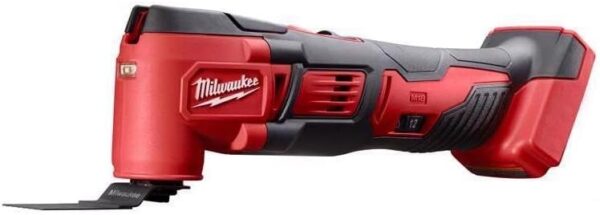 Milwaukee 2626-20 M18 18V Lithium Ion Cordless 18,000 OPM Orbiting Multi Tool with Woodcutting Blades and Sanding Pad with Sheets Included (Battery Not Included, Power Tool Only) - Image 4