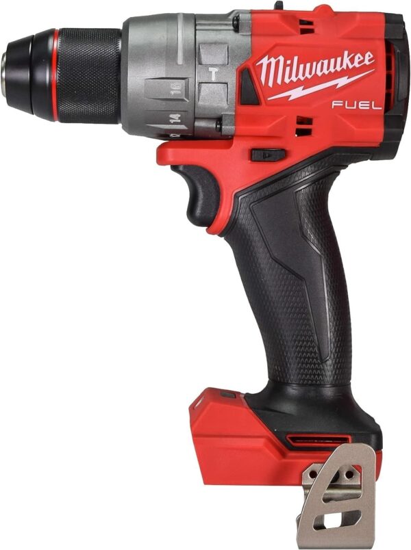 Milwaukee 3697-22 18V Lithium-Ion Brushless Cordless Hammer Drill and Impact Driver Combo Kit (2-Tool) with (2) 5.0Ah Batteries, Charger & Tool Case - Image 4