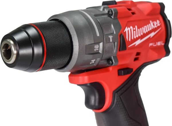 Milwaukee 3697-22 18V Lithium-Ion Brushless Cordless Hammer Drill and Impact Driver Combo Kit (2-Tool) with (2) 5.0Ah Batteries, Charger & Tool Case - Image 2