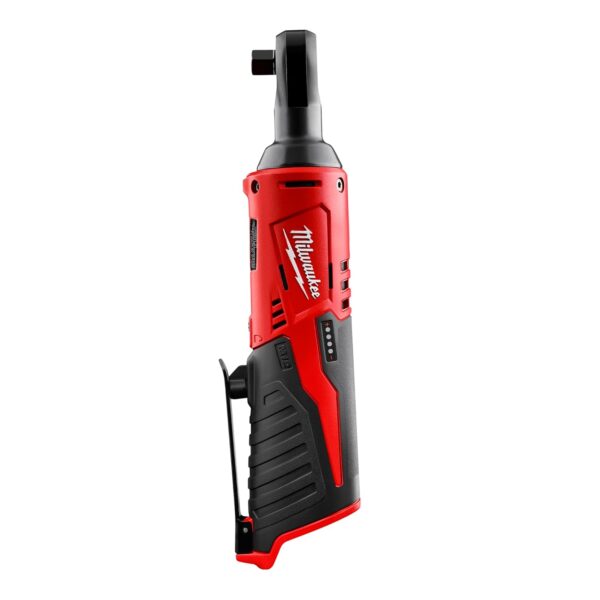 Milwaukee 2457-20 M12 Cordless 3/8" Sub-Compact 35 ft-Lbs 250 RPM Ratchet w/ Variable Speed Trigger - Image 6
