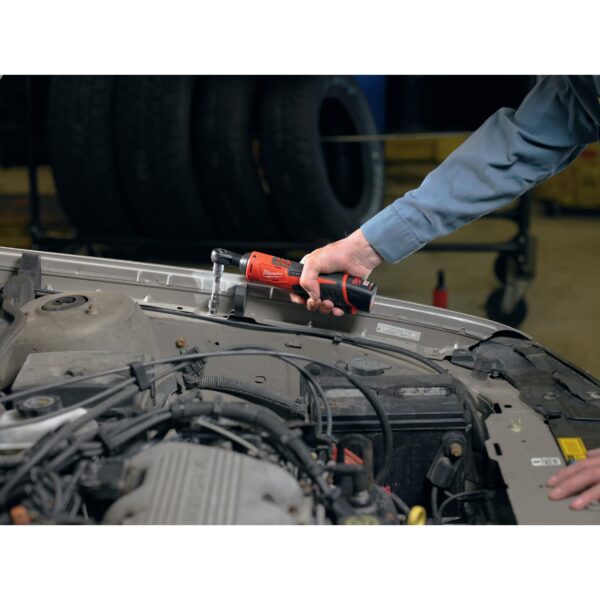 Milwaukee 2457-20 M12 Cordless 3/8" Sub-Compact 35 ft-Lbs 250 RPM Ratchet w/ Variable Speed Trigger - Image 2