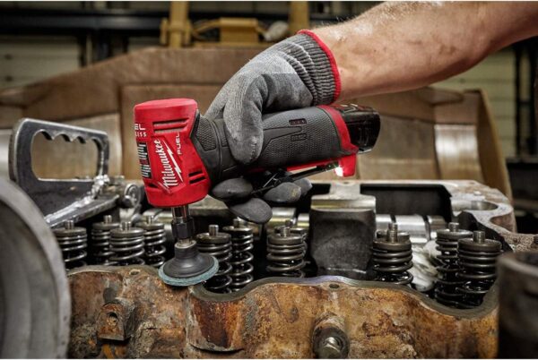 Milwaukee M12 FUEL 12V Lithium-Ion Brushless Cordless 1/4 in. Right Angle Die Grinder (Tool-Only) - Image 3
