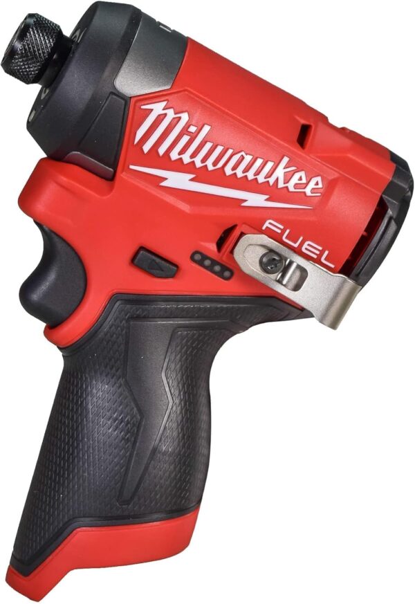 Milwaukee 3453-20 12V Fuel 1/4" Cordless Hex Impact Driver (Bare Tool) - Image 4