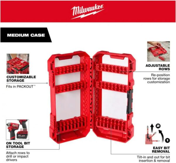 Milwaukee SHOCKWAVE Impact Duty Alloy Steel Drill and Screw Driver Bit Set (100-Piece) - Image 2